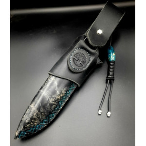 БІРЮЗОВЕ ІКЛО ніж ручної роботи майстра Павла Гончаренка, сталь - К110™ в обкладинках n690, 61 HRC . Photo 3